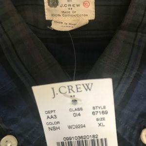 J. Crew XL long sleeve shirt